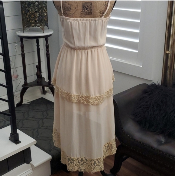 Gianni Bini Spaghetti Strap Boho Dress - Picture 3 of 11